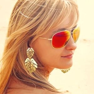 🍂Gold Tropical🍂Leaf Earrings🍂